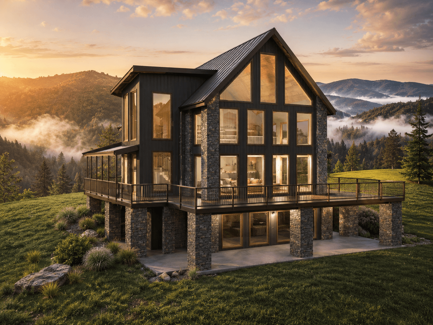 Bearpaw Retreat exterior rendering