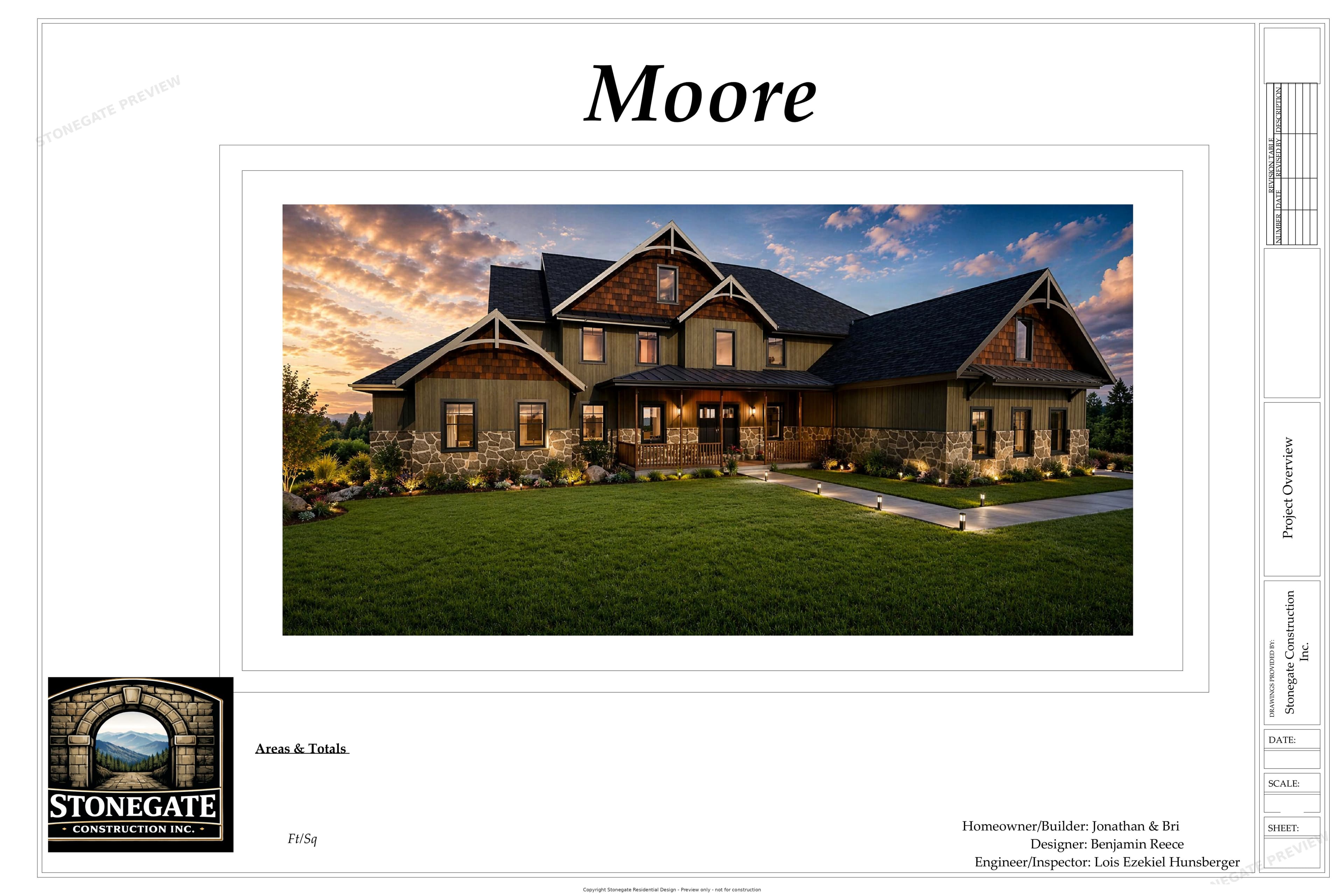 Country Craftsman exterior rendering