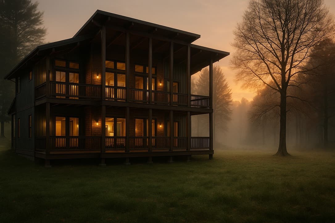 Timber Ridge Cabin exterior rendering